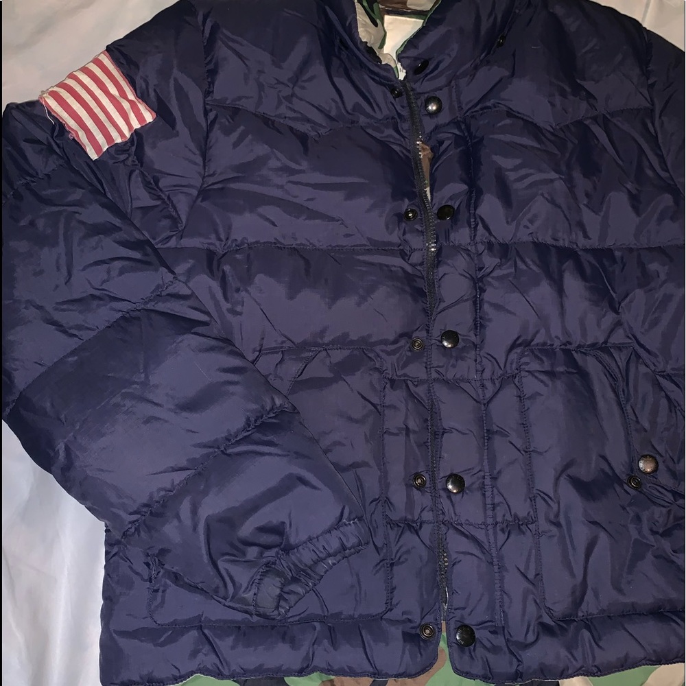 Ralph Lauren denim & supply puffer jacket